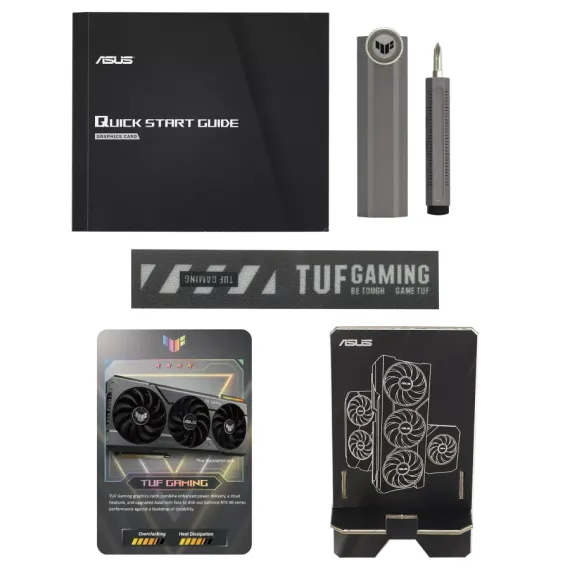 ВИДЕОКАРТА ASUS TUF-RTX4060TI-O8GGAMING,  8GB GDDR6X 128БИТ (TUF-RTX4060TI-O8GGAMING)