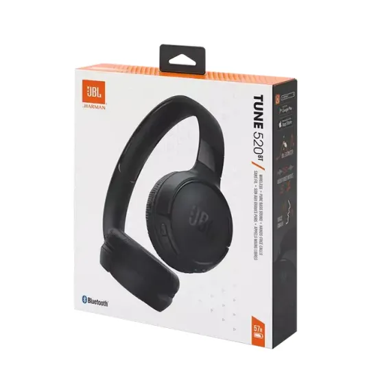 CASTI JBL TUNE 520BT, NEGRU