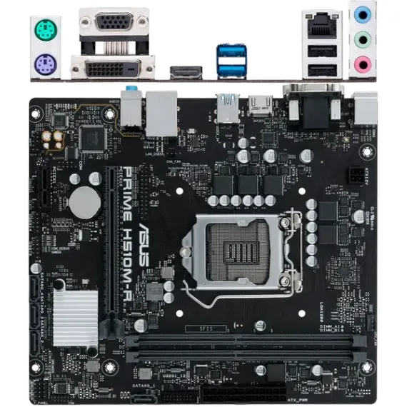 МАТЕРИНСКАЯ ПЛАТА ASUS PRIME H510M-R R2.0-SI, LGA1200, INTEL H510, MICRO-ATX