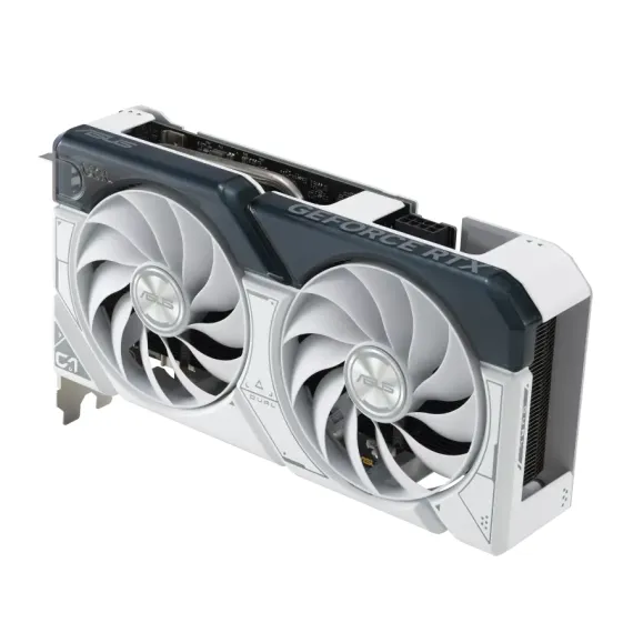ВИДЕОКАРТА ASUS DUAL-RTX4060TI-O8G-WHITE,  8GB GDDR6 128БИТ (DUAL-RTX4060TI-O8G-WHITE)
