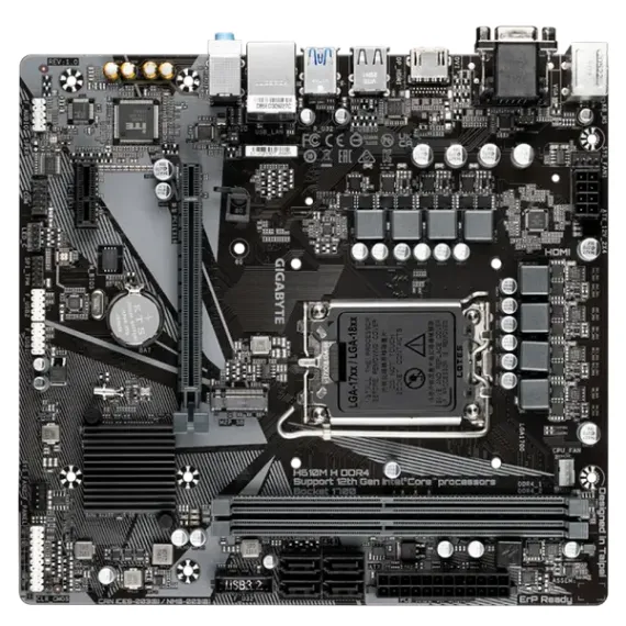 PLACA DE BAZA GIGABYTE H610M H, LGA1700, INTEL H610, MICRO-ATX