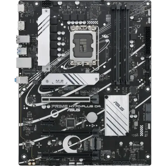 МАТЕРИНСКАЯ ПЛАТА ASUS PRIME H770-PLUS D4, LGA1700, INTEL H770, ATX