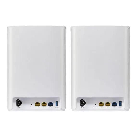 ДОМАШНЯЯ MESH WI-FI СИСТЕМА ASUS ZENWIFI AX HYBRID XP4 (2-PACK), WI-FI, БЕЛЫЙ
