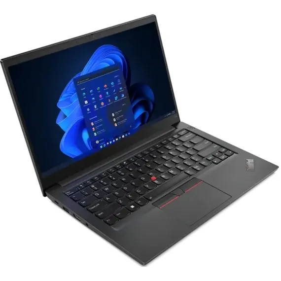 LAPTOP BUSINESS 14" LENOVO THINKPAD E14 GEN 4, NEGRU, INTEL CORE I7-1255U, 16GB/1024GB, FARA SO