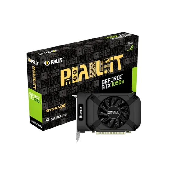 ВИДЕОКАРТА PALIT GEFORCE 1050 TI STORMX,  4ГБ GDDR5 128БИТ