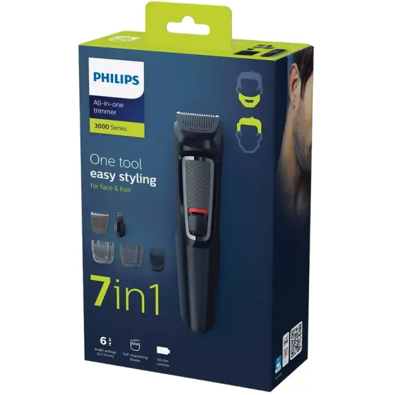 МУЖСКОЙ ТРИММЕР PHILIPS MG3720/15, ЧЁРНЫЙ
