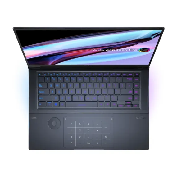 НОУТБУК 16" ASUS ZENBOOK PRO 16X OLED UX7602VI, TECH BLACK, INTEL CORE I9-13900H, 32ГБ/2048ГБ, WINDOWS 11 PRO