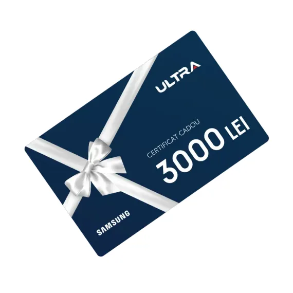 CERTIFICAT CADOU SAMSUNG CU VALOAREA 3000 LEI