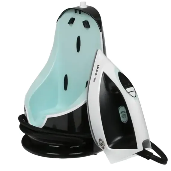 УТЮГ С ПАРОГЕНЕРАТОРОМ POLARIS PSS 6092K, 3000ВТ, БЕЛЫЙ/ЧЁРНЫЙ