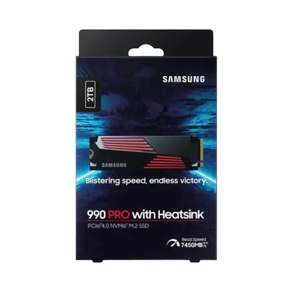 НАКОПИТЕЛЬ SSD SAMSUNG 990 PRO  MZ-V9P2T0CW, 2048ГБ, MZ-V9P2T0CW