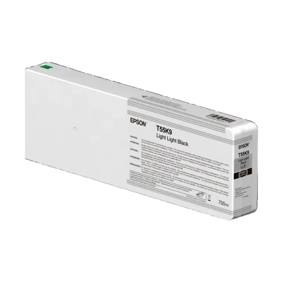 КАРТРИДЖ ЧЕРНИЛЬНЫЙ EPSON INK CARTRIDGE T55K900 ULTRACHR HDX/HD 700 ML, LLBL, 700МЛ, СВЕТЛО-СЕРЫЙ