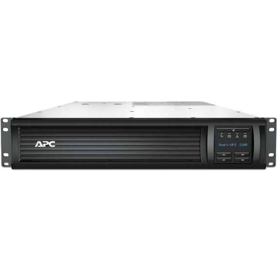 APC SMART-UPS RACK MOUNTING 2U SMT2200RMI2U, 2200VA/1980W, AVR, 9 X IEC SOCKETS ( 8 IEC C13, 1 IEC C19 ALL 9 BATTERY BACKUP + SURGE PROTECTED), LCD DISPLAY, POWERCHUTE USB /SERIAL PORT