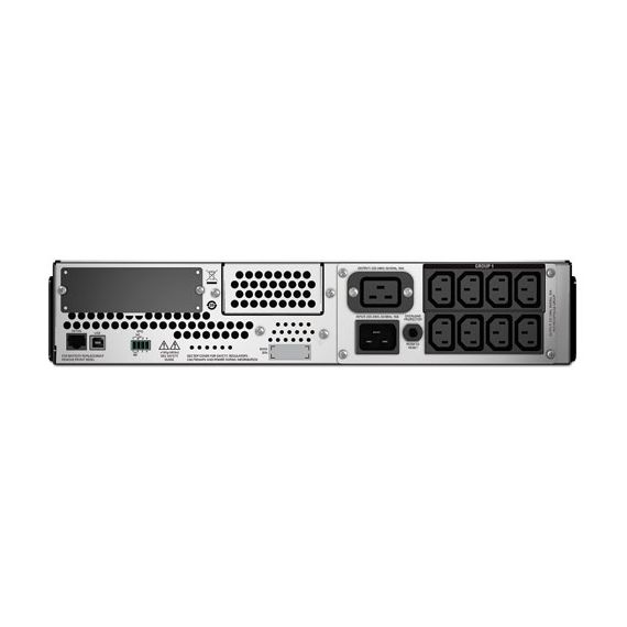 APC SMART-UPS RACK MOUNTING 2U SMT2200RMI2U, 2200VA/1980W, AVR, 9 X IEC SOCKETS ( 8 IEC C13, 1 IEC C19 ALL 9 BATTERY BACKUP + SURGE PROTECTED), LCD DISPLAY, POWERCHUTE USB /SERIAL PORT