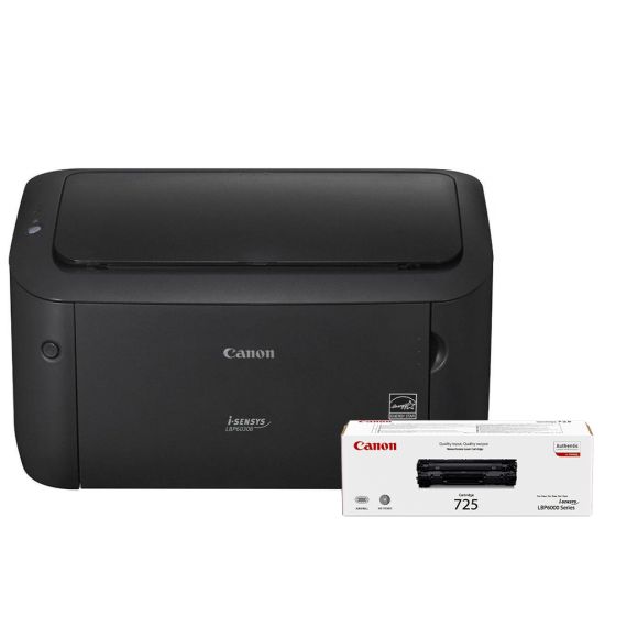 ПРИНТЕР МОНОХРОМНЫЙ CANON I-SENSYS LBP6030 (+1 X CRG725) / A4 / BLACK