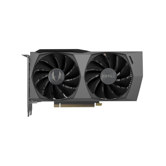 ZOTAC GEFORCE RTX 3060 TI TWIN EDGE OC LHR 8GB GDDR6, 256BIT, 1695/14000MHZ, AMPERE, PCIEX16 4.0, DUAL FAN / ICESTORM 2.0, 1XHDMI, 3XDISPLAYPORT, ACTIVE FAN CONTROL/ FREEZE FAN STOP, WHITE LED LIGHTNING, FIRESTORM, METAL BACKPLATE, MEDIUM PACK