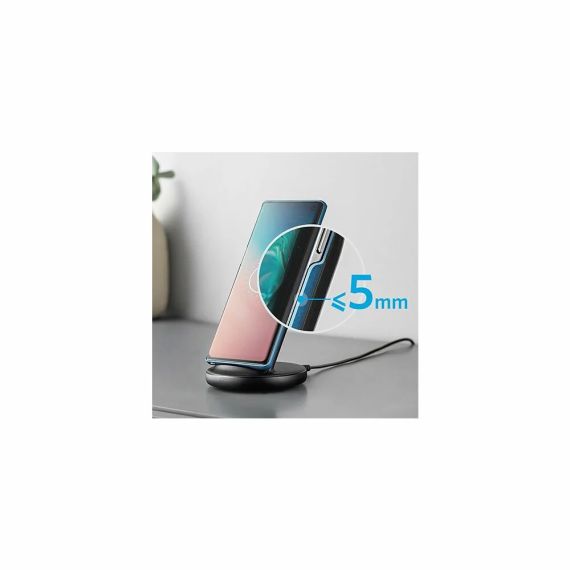 БЕСПРОВОДНОЕ ЗАРЯДНОЕ УСТРОЙСТВО ANKER POWERWAVE II STAND / 15W / MULTIPROTECT SAFETY SYSTEM / BLACK