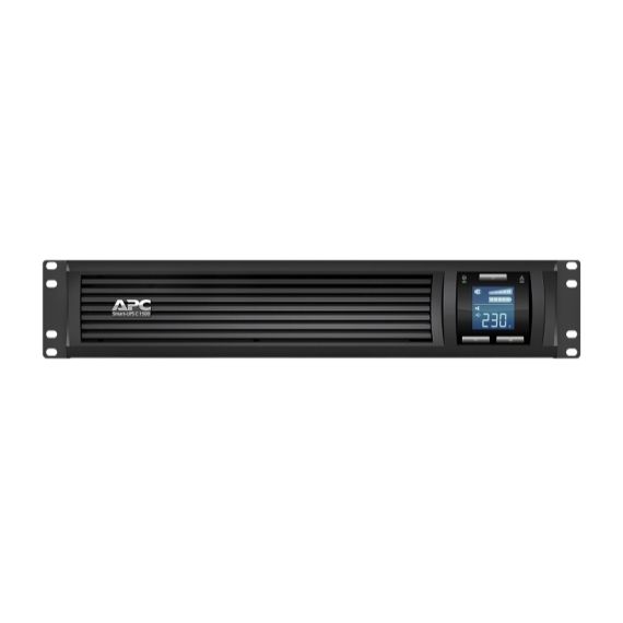 APC SMART-UPS C 1500VA/900W, LINE INTERACTIVE, RACKMOUNT 2U, 230V, 4X IEC C13 OUTLETS, USB AND SERIAL COMMUNICATION, AVR, GRAPHIC LCD