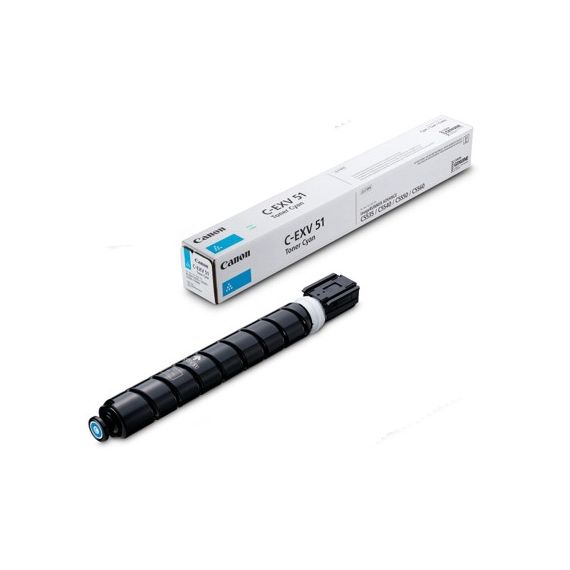 COMPATIBLE TONER FOR CANON EXV-51C IR ADVANCE C5535I/C5540I/C5550I/C5560I/DX C5735I/C5740I/C5750I/C5760 CYAN INTEGRAL 60K.