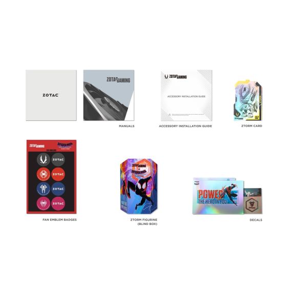 ВИДЕОКАРТА ZOTAC GEFORCE RTX 4060 OC SPIDER-MAN EDITION / 8GB / GDDR6 / 128BIT