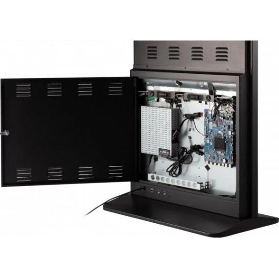 VIEWSONIC EP5542T, DIGITAL TOUCH EPOSTER KIOSK, 55" (3840X2160), PORTRAIT MODE ONLY, 16/7, 450NITS, 1300:1, 2GB RAM / 16GB STORAGE, HDMI X 3, DISPLAYPORT, LAN (RJ-45), USB-A X 3, AUDIO LINE-IN/OUT, ANDROID OS, SPEAKERS 2 X 10W, BLACK