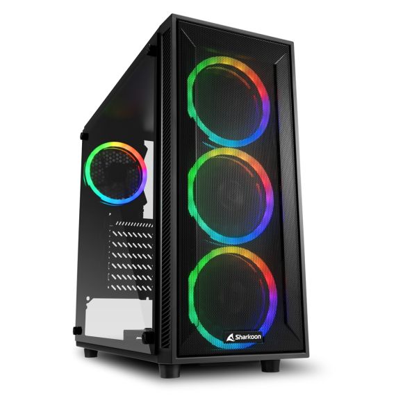 КОМПЬЮТЕР ATOL PC1540MP - GAMING A-RGB#4 / IAMD RYZEN 7 / 32GB / 1TB SSD + 3TB / RTX4060 / BLACK