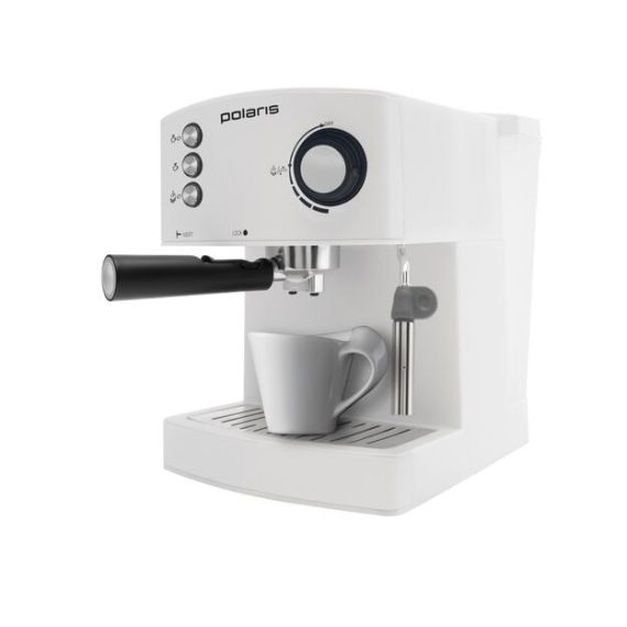 КОФЕВАРКА POLARIS PCM 1527E ADORE CREMA ESPRESSO WHITE