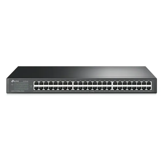 48-PORT 10/100MBPS SWITCH  TP-LINK "TL-SF1048", 1U 19" RACK MOUNT, METAL CASE