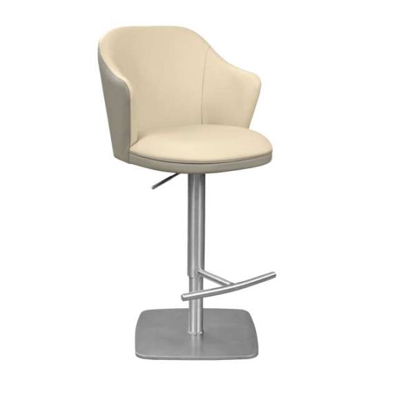 SCAUN DE BAR BOSS~C118A-55 LIGHT GREY+DARK GREY