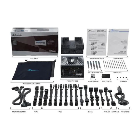 SURSA ALIMENTARE PC SEASONIC PRIME 1300, 1300W, ATX, COMPLET MODULAR