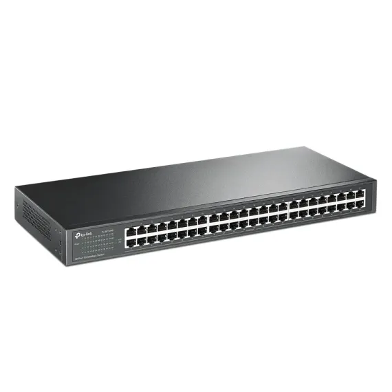 48-PORT 10/100MBPS SWITCH  TP-LINK "TL-SF1048", 1U 19" RACK MOUNT, METAL CASE