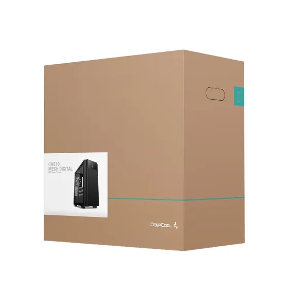 CARCASA PC DEEPCOOL CH510 MESH DIGITAL, MIDI-TOWER, FARA PSU, NEGRU