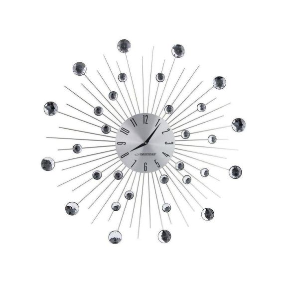ЧАСЫ НАСТЕННЫЕ ESPERANZA BOSTON EHC002 GREY, 50 CM