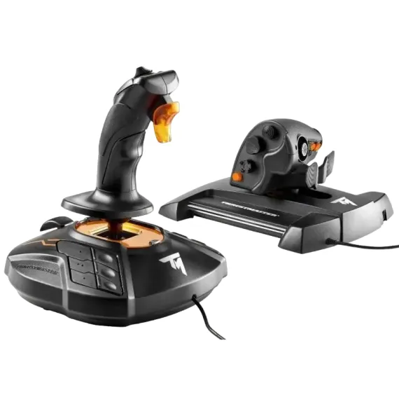 JOYSTICK PENTRU JOCURI THRUSTMASTER T.16000M FCS FLIGHT PACK, NEGRU