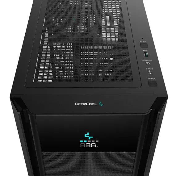CARCASA PC DEEPCOOL CH510 MESH DIGITAL, MIDI-TOWER, FARA PSU, NEGRU