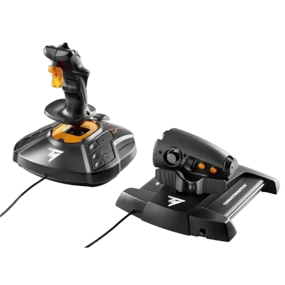 JOYSTICK PENTRU JOCURI THRUSTMASTER T.16000M FCS FLIGHT PACK, NEGRU