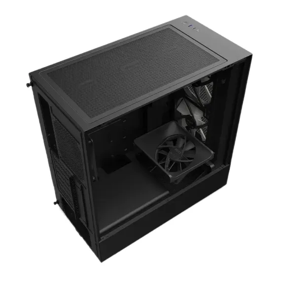 CARCASA PC NZXT H5 FLOW RGB, MIDI-TOWER, ATX, NEGRU