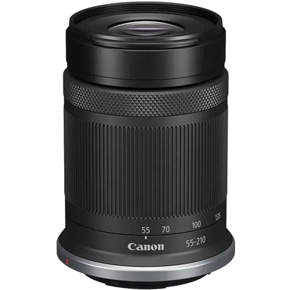 БЕЗЗЕРКАЛЬНЫЙ ФОТОАППАРАТ CANON EOS R100 BLACK & RF-S 18-45MM & RF-S 55-210MM KIT, ЧЁРНЫЙ