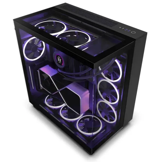 КОМПЬЮТЕРНЫЙ КОРПУС NZXT H9 ELITE, MIDI-TOWER, ATX, ЧЁРНЫЙ
