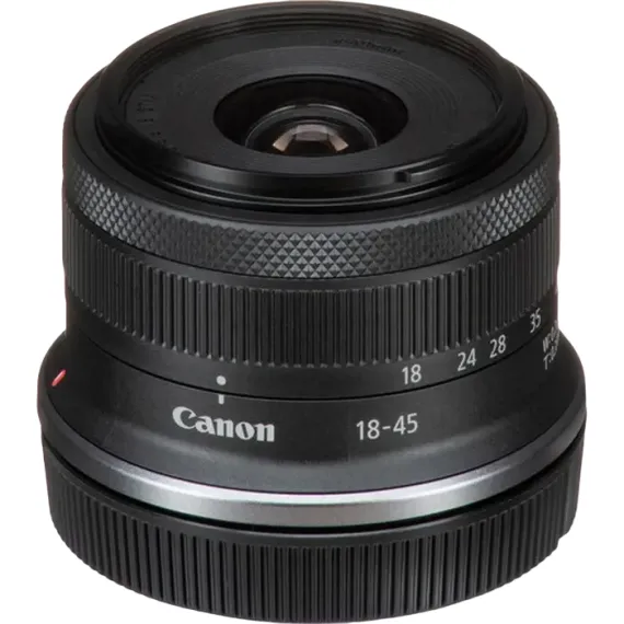 БЕЗЗЕРКАЛЬНЫЙ ФОТОАППАРАТ CANON EOS R100 BLACK & RF-S 18-45MM & RF-S 55-210MM KIT, ЧЁРНЫЙ