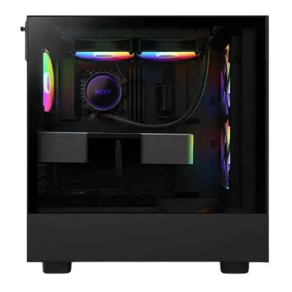 CARCASA PC NZXT H5 FLOW RGB, MIDI-TOWER, ATX, NEGRU