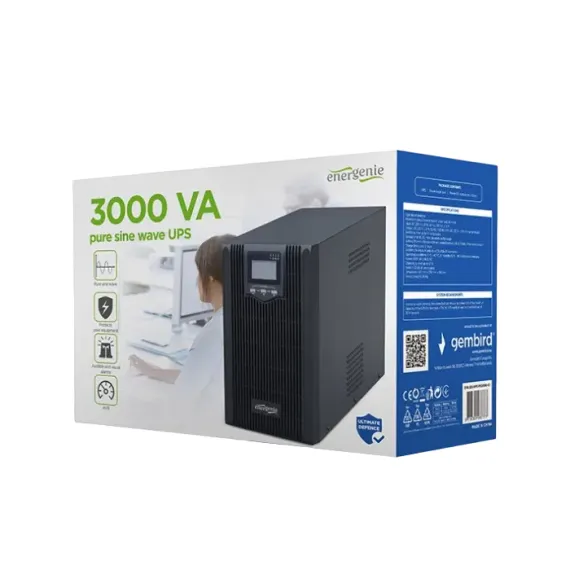 ИСТОЧНИК БЕСПЕРЕБОЙНОГО ПИТАНИЯ ENERGENIE EG-UPS-PS3000-01	, ЛИНЕЙНО-ИНТЕРАКТИВНЫЙ, 3000VA, БАШНЯ