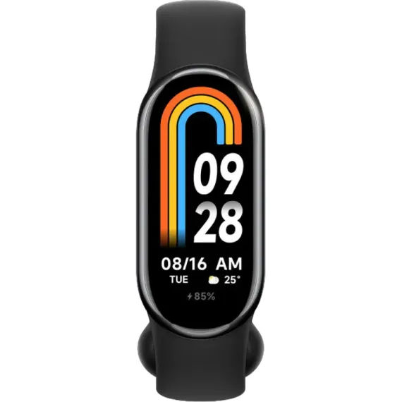 СПОРТИВНЫЕ/ТРЕНИРОВОЧНЫЕ ЧАСЫ XIAOMI MI SMART BAND 8,1.62", GRAPHITE BLACK