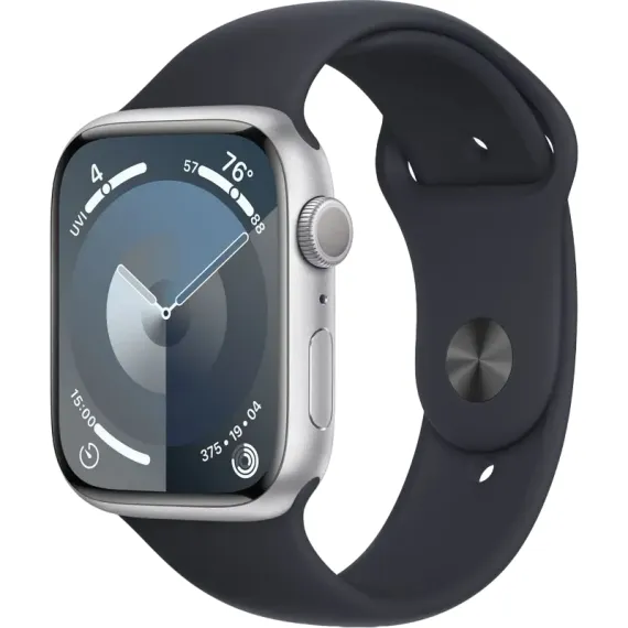 УМНЫЕ ЧАСЫ APPLE WATCH SERIES 9, 45ММ, SILVER | STORM BLUE