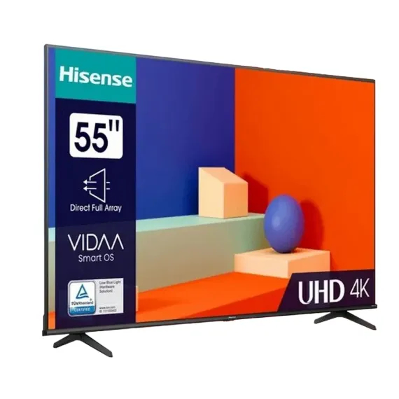 55" LED SMART TV HISENSE 55A6K, 3840X2160 4K UHD, VIDAA U6.0, NEGRU