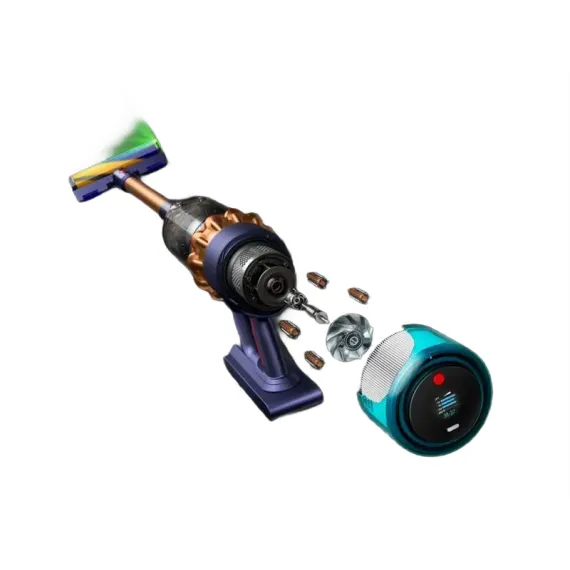 ВЕРТИКАЛЬНЫЙ ПЫЛЕСОС DYSON DYSON GEN5DETECT ABSOLUTE, СИНИЙ | МЕДНЫЙ