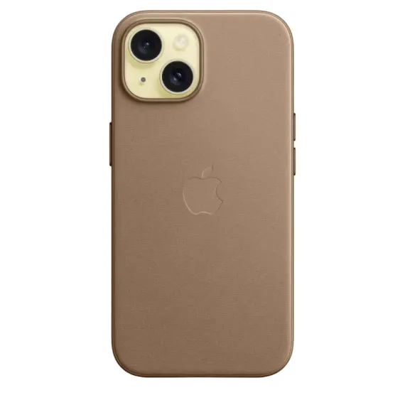 HUSA APPLE IPHONE 15 FINEWOVEN CASE WITH MAGSAFE, TAUPE