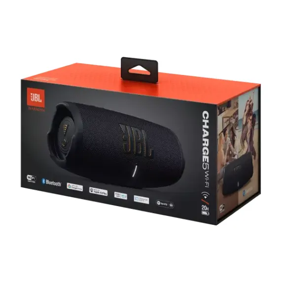 BOXA PORTABILA JBL CHARGE 5 WI-FI, NEGRU