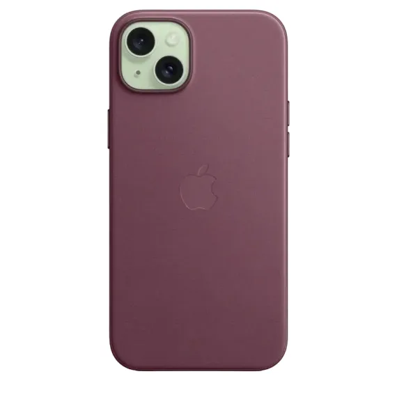 HUSA APPLE IPHONE 15 PLUS FINEWOVEN CASE WITH MAGSAFE, MULBERRY