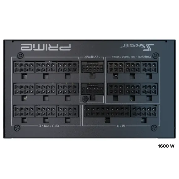 БЛОК ПИТАНИЯ ДЛЯ КОМПЬЮТЕРОВ SEASONIC PRIME PX ATX 3.0, 1200ВТ, ATX, ПОЛНОСТЬЮ МОДУЛЬНЫЙ