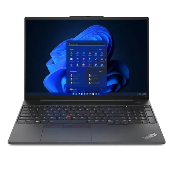 LAPTOP BUSINESS 16" LENOVO THINKPAD E16 GEN 1, GRAPHITE BLACK, INTEL CORE I5-1335U, 16GB/512GB, FARA SO